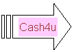 Striped Right Arrow: Cash4u
